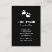 Doggie Prints Visitekaartje (Achterkant)