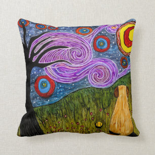 Doggie Sterrennacht Decoratief Pillow Kussen