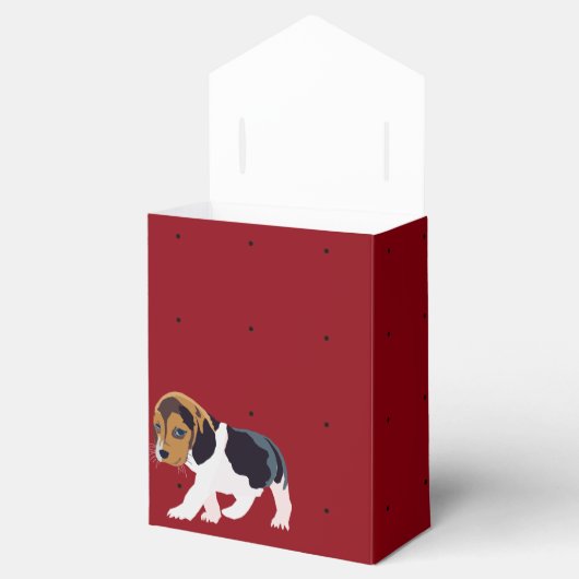 Doggie Tas Verjaardag Tent Favor Box Bedankdoosjes (Geopend)