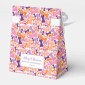 Doggie Treat cadeautas met beenderhoed Bedankdoosjes (Achterkant)