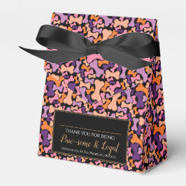 Doggie Treat cadeautas met beenderhoed Bedankdoosjes