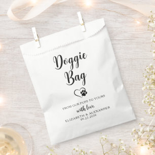Doggie Treates Specialized Biscuit Bar Pet Wedding Bedankzakje