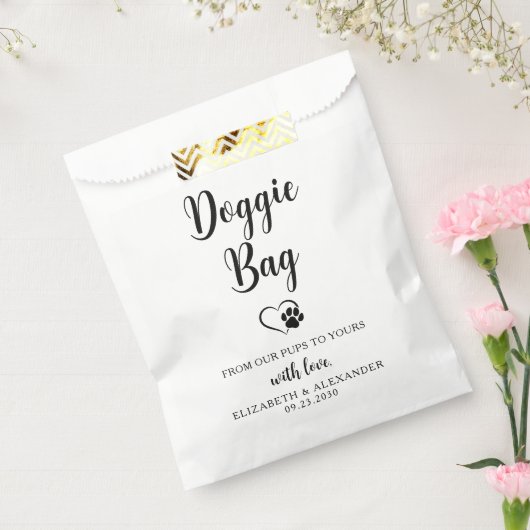 Doggie Treates Specialized Biscuit Bar Pet Wedding Bedankzakje (Gezegeld)