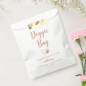 Doggie Treates Specialized Roos Gold Pet Wedding Bedankzakje (Gezegeld)