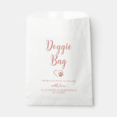 Doggie Treates Specialized Roos Gold Pet Wedding Bedankzakje (Voorkant)