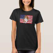Doggie Usa Dog Eigenaar Usa Shetland Sheepdog Usa  T-shirt (Voorkant)