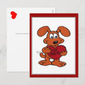 Doggie Valentijn - Briefkaart (Voorkant / Achterkant)