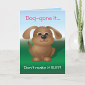 Doggie Valentijn Feestdagen Kaart (Voorkant)