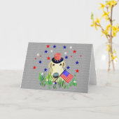 Doggie vierde van Juli Kaart (Gele Bloem)