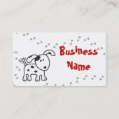 Doggie Visitekaartje (Achterkant)