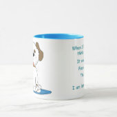 Doggie waiting for owners to return home mok (Midden)