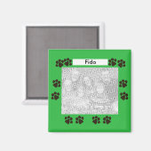 Doggie's Day Fotomagneet Magneet (Voorkant / Achterkant)