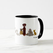 Doggies in rijdende Mok (Voorkant rechts)