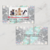 Doggies | Sparkle achtergrond Visitekaartje (Voorkant / Achterkant)