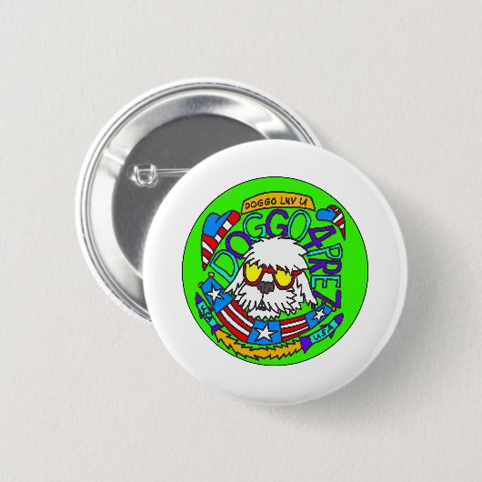 Doggo 4 Prez Button (Voorkant /achterkant)