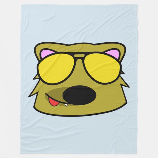 Doggo Dog Fleece Deken (Voorkant)