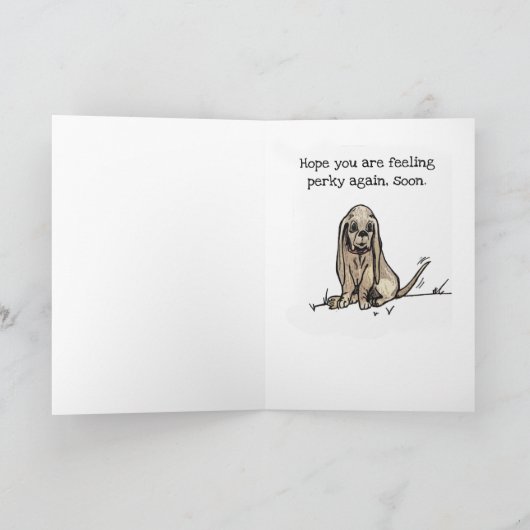 Doggo gaat goed kaart (Binnen)