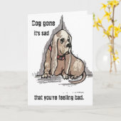 Doggo gaat goed kaart (Gele Bloem)