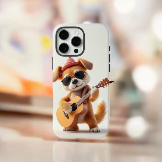 doggo-gitarist Case-Mate iPhone case