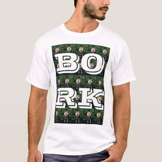 Doggo in de Struik (BOLD BORK) T-shirt (Voorkant)