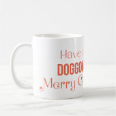 Doggo Merry Kerstmis Koffiemok (Links)