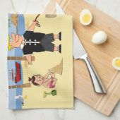 Doggone Beach Theedoek (Quarter Fold)