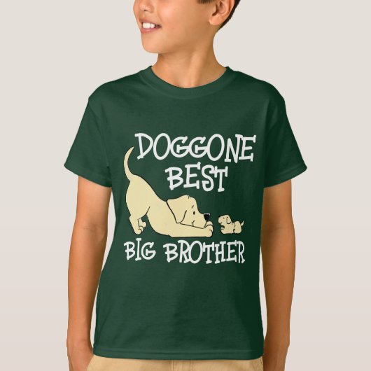 Doggone Beste Big Brother Schattigee bijpassende b T-shirt (Voorkant)