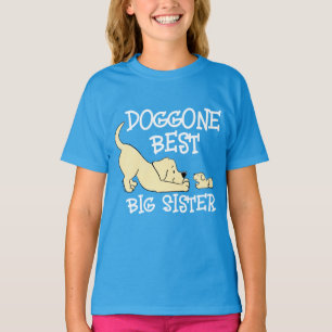 Doggone Beste Big Sister Schattigee bijpassende br T-shirt