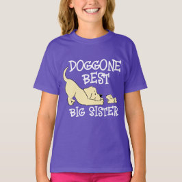 Doggone Beste Big Sister Schattigee bijpassende br T-shirt