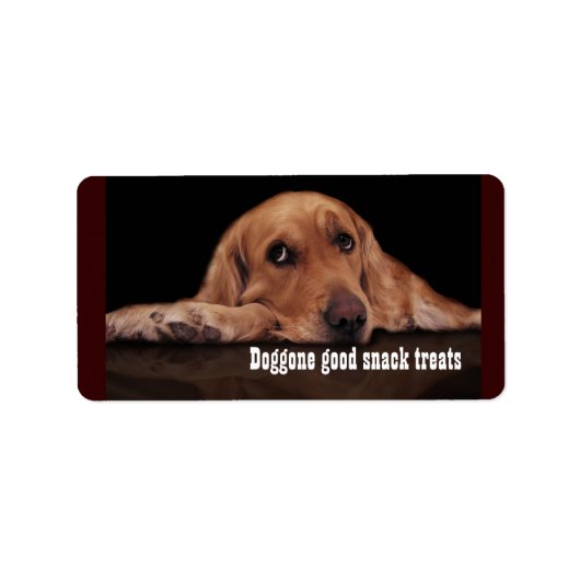 Doggone goede snack behandelen label (Voorkant)
