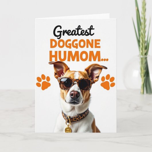 Doggone Grootste Humom Dag Kaart (Voorkant)