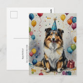 Doggone Heerlijke Verjaardag -  Briefkaart (Voorkant / Achterkant)