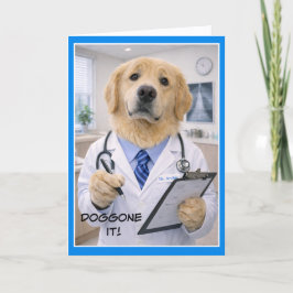 Doggone It Get Well Card FB-2 Kaart