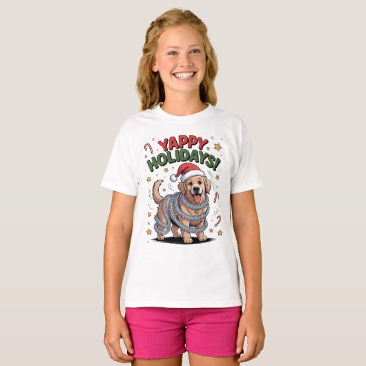 Doggone Merry T-shirt (Voorkant volledig)