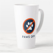 DogGoneIt - Paws Off- 17 oz Latte Mok (Rechterhoek)