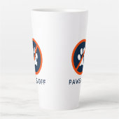 DogGoneIt - Paws Off- 17 oz Latte Mok (Voorkant)