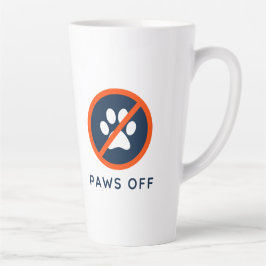 DogGoneIt - Paws Off- 17 oz Latte Mok