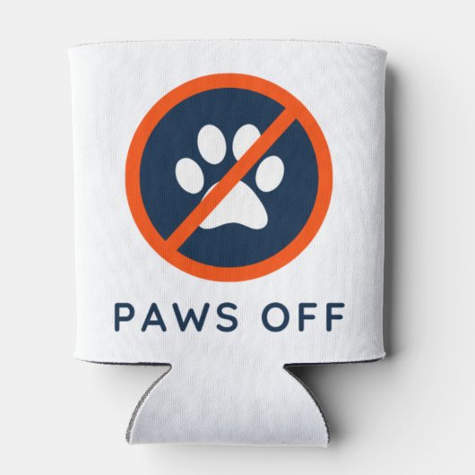 DogGoneIt - Paws Off Gezellige Koelbox Blikjeskoeler (Achterkant)