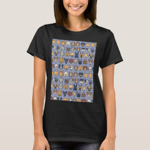 Doggos Blue Sleeveless Top