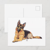 Doggust 2019 German Shepherd Briefkaart (Voorkant / Achterkant)
