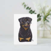 Doggust 2019 Rotweiller-Briefkaart Aankondigingskaart (Staand voorkant)