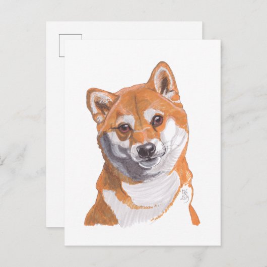 Doggust 2019 Shibainu Briefkaart (Voorkant / Achterkant)