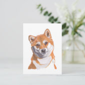 Doggust 2019 Shibainu Briefkaart (Staand voorkant)