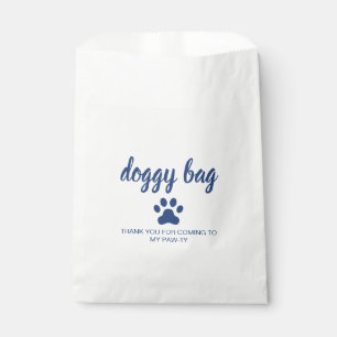 Doggy Bag puppy verjaardagsfeestje gunst Bedankzakje