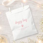 Doggy Bag puppy verjaardagsfeestje gunst Bedankzakje (Geknipt)