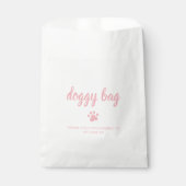 Doggy Bag puppy verjaardagsfeestje gunst Bedankzakje (Voorkant)