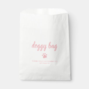 Doggy Bag puppy verjaardagsfeestje gunst Bedankzakje