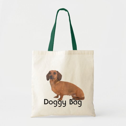 Doggy Bag - Smooth Dachshund Tote Bag (Voorkant)