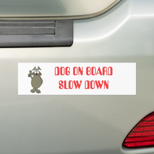 Doggy Bumber sticker (Op auto)