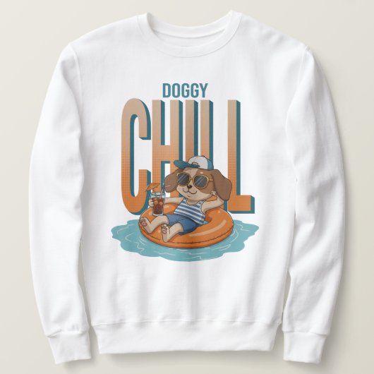 Doggy Chill en drink Trui (Design voorkant)